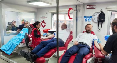 Kütahya'da AK Parti'den kan bağışı kampanyası