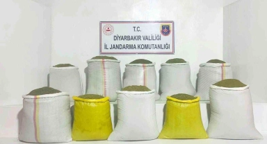 Lice'de 536 kilo esrar ele geçirildi