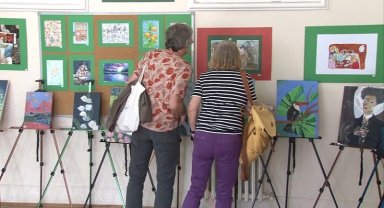 Lise öğrencilerinin mezuniyet sergisi, turistleri hayran bıraktı