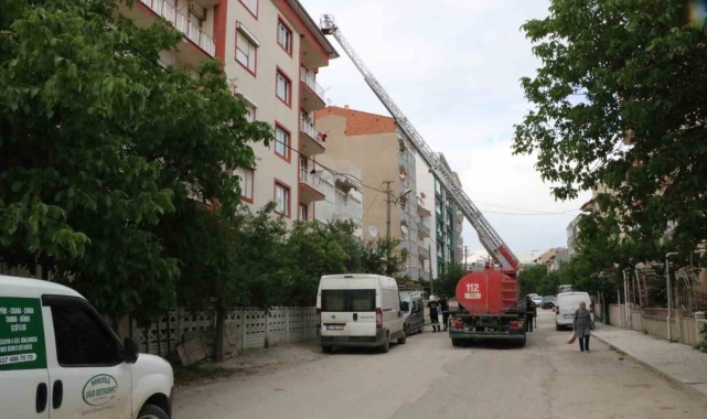 Lokantada ki baca yangını paniğe neden oldu