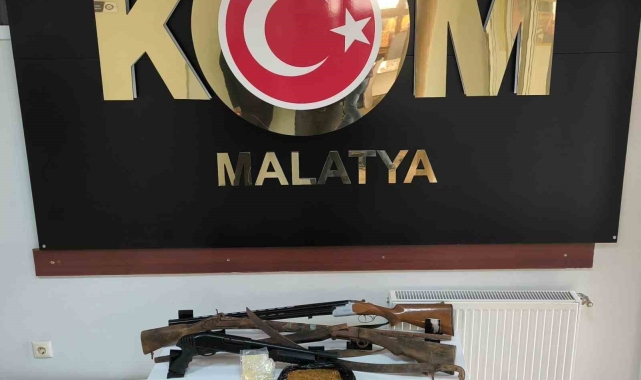 Malatya'da silah operasyonu: 2 gözaltı