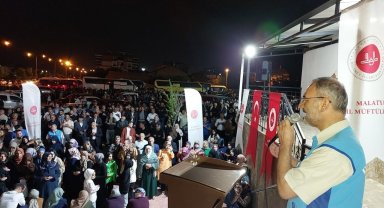 Malatya'dan ilk Hac kafilesi dualarla uğurlandı