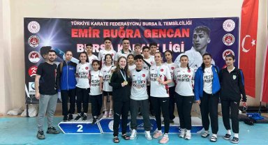 Manisalı karateciler Bursa'dan 4 dereceyle döndü