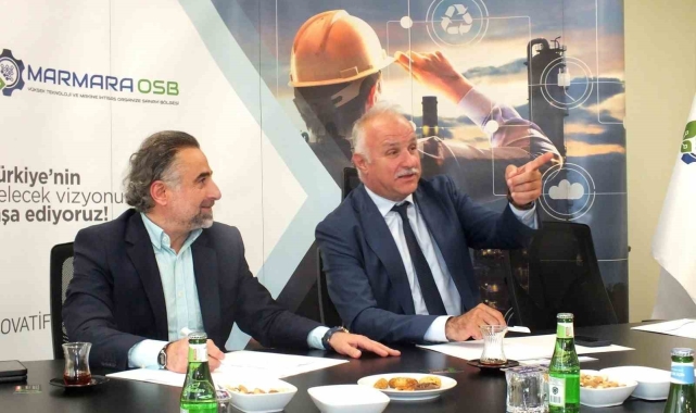 Marmara OSB Yönetim Kurulu Başkanı Menderes Akar basın ile buluştu
