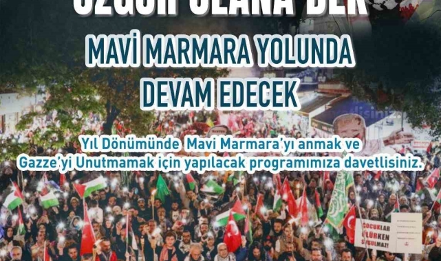 Mavi Marmara şehitleri Millet Bahçesi'nde anılacak