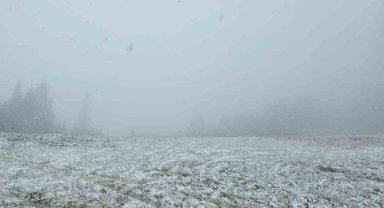 Mayıs'ın ortasında Sakarya'da kar yağışı