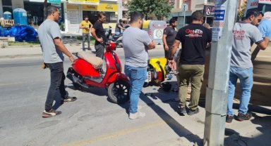 Milas'ta motosikletler çarpıştı: 1 yaralı