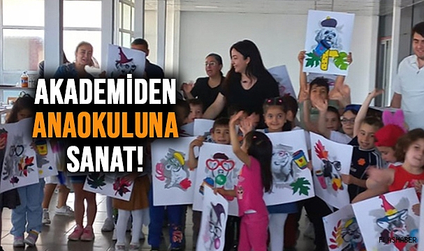 MİNİK ÖĞRENCİLER SANATLA BULUŞTU!