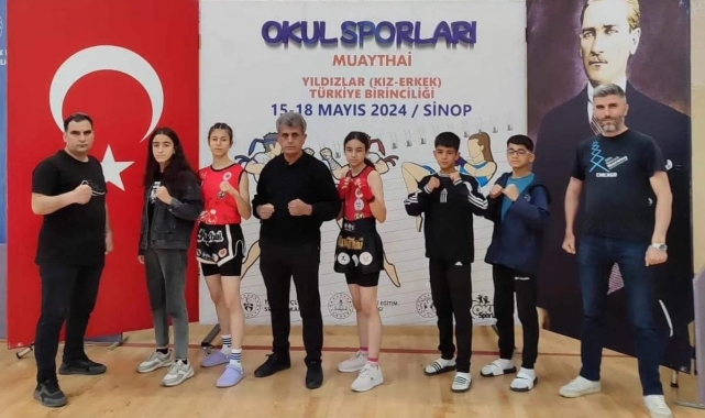 Muay-Thai sporcuları şampiyonadan dereceyle döndü