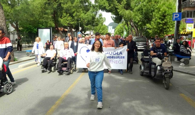 Muğla'da Engelliler Haftası kutlamaları yürüyüş ile başladı