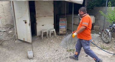 Mut'ta ilaçlama çalışması