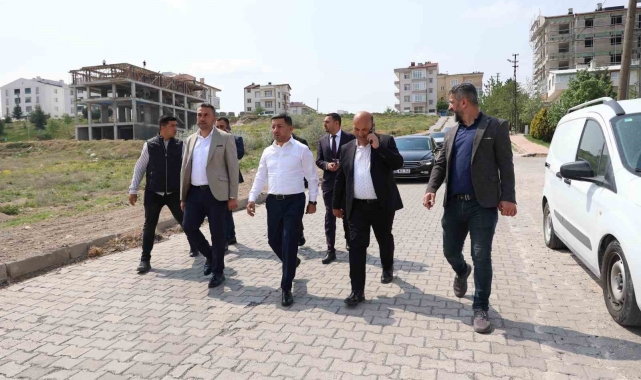 Nevşehir'de bozuk yollar onarılıyor