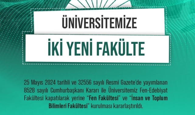 Niğde Ömer Halisdemir Üniversitesi'ne 2 yeni fakülte