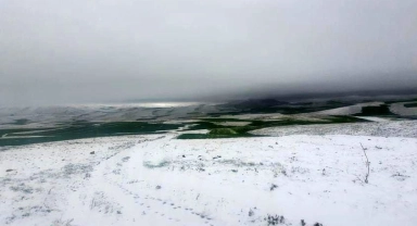 Niğde'de mayıs ayında yüksek kesimler beyaza büründü