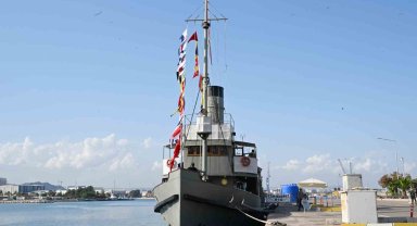 Nusret Mayın Gemisi Antalya Limanı'nın onur konuğu oldu