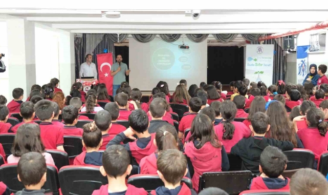 Öğrencilere su tasarrufu eğitimi verildi