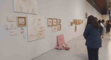 Öğrencilerin sergisi Ankara'da açıldı