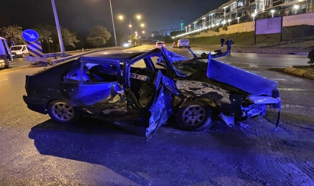 Ordu'da iki otomobilin çarpıştığı kazada 5 kişi yaralandı