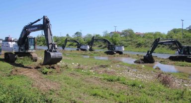 Ordu'nun derelerinde sel ve su baskınlarına karşı ıslah çalışması başlatıldı