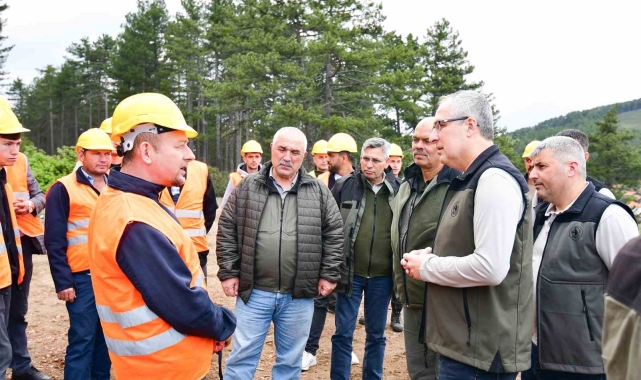 Orman köylülerine kabuk soyma makinası