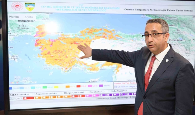 Orman yangını riskine karşı erken uyarı sistemi 'MEUS' devrede