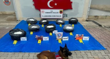 Osmaniye'de ağaçların altına gizlenmiş uyuşturucu madde ele geçirildi