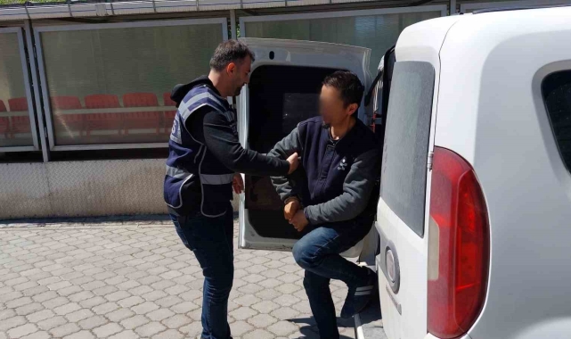 Pencereden girdiği iş yerinden 7 bin lira çalan şahıs asansör makine dairesinde yakalandı