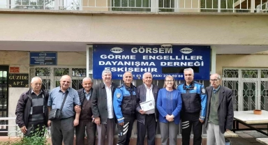 Polis ekiplerinden engelli vatandaşlara ziyaret