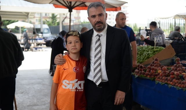Pursaklar Belediye Başkanı Çetin'den pazar ziyareti