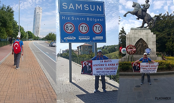 REKORTMEN YÜRÜYÜŞÇÜLER SAMSUN’A ULAŞTI!