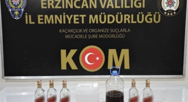 Sahte içki üretip satan şüpheli yakalandı