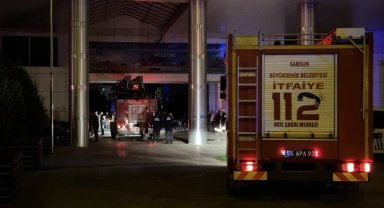 Samsun'da belediye binasında çıkan yangın söndürüldü