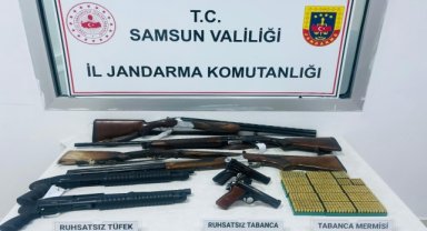 Samsun'da kaçakçılık operasyonunda 5 zanlı yakalandı