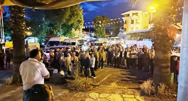 Seydikemer'de hacı adayları kutsal topraklara uğurlandı