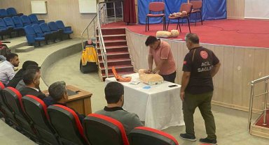 Sincik'te ilk yardım eğitimi verildi
