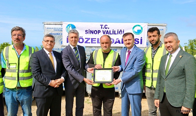 SİNOP İL ÖZEL İDARESİ, SIFIR ATIK BELGESİ ALDI!