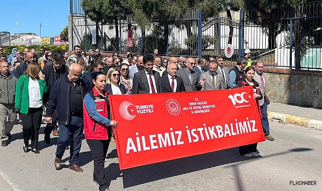 SİNOP’TA AİLE HAFTASI YÜRÜYÜŞÜ DÜZENLENDİ!