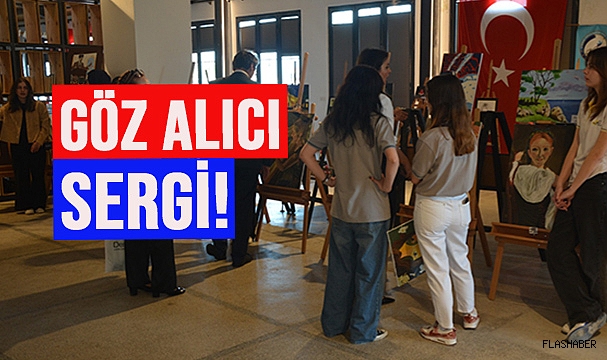 SİNOP’TA ÖĞRENCİLER BİR YILLIK EMEKLERİNİ SERGİLEDİ!