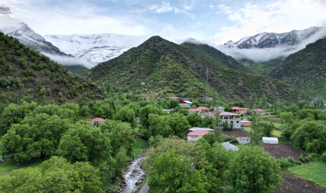 Şırnak dağları beyaza büründü