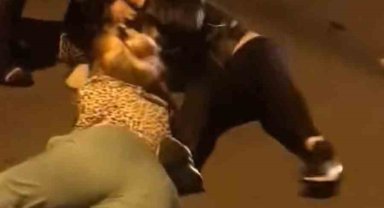 Şişli'de kadınların saç saça "aldatma" kavgası kamerada: Yerlerde sürüklendiler