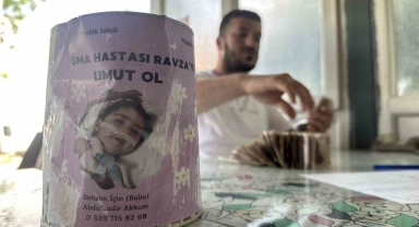 SMA hastası Ravza bebeğin kumbarasını çalan şüpheli yakalandı