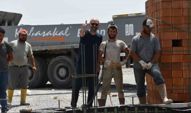 Söke'de hayvan barınağı inşaatı hızla devam ediyor
