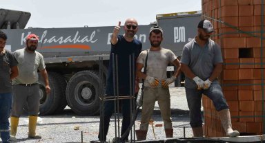 Söke'de hayvan barınağı inşaatı hızla devam ediyor