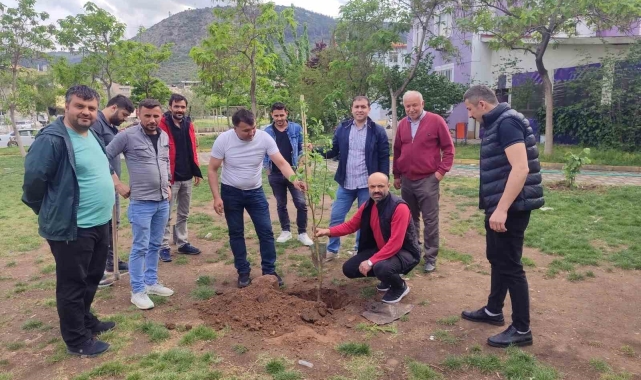 Soma'da yaşayan Ordulular hayatını kaybeden madenciler anısına fidan dikti