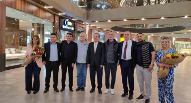 Spor camiasının ünlüleri İnegöl'e hayran kaldı