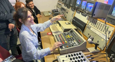 SUBÜ öğrencileri teknik gezi için TRT'deydi