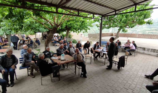Sultanhisar'da çiftçiler bilgilendirildi