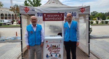 Suluova'da "kurban bağış standı" açıldı