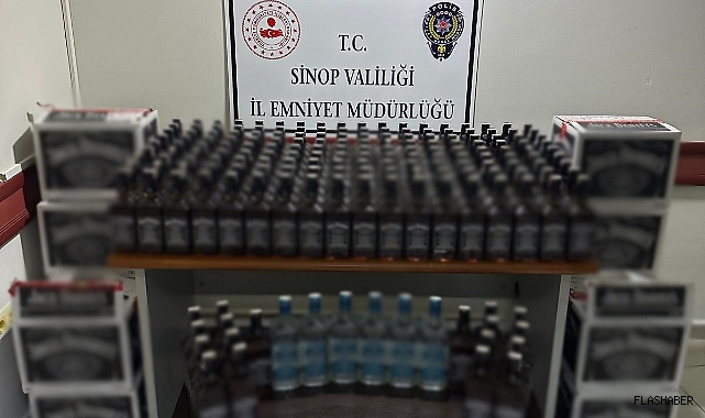 ŞÜPHELİ OTOMOBİLDEN KAÇAK ALKOL ÇIKTI!