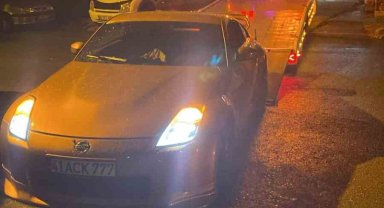 Sürekli drift atan sürücü bu kez hastaneye sevk edildi